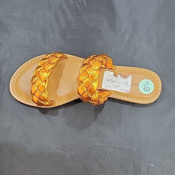 BRAND NEW ROCK&CANDY BRAIDED TWO-BAND SLIDE SANDALS - Picture 16 of 16